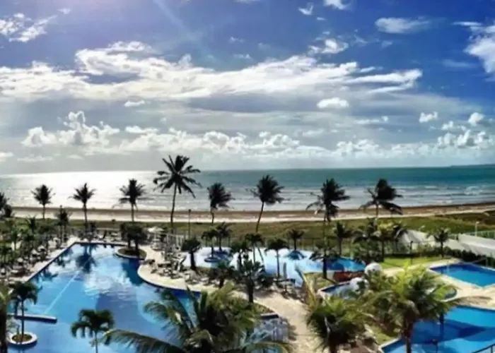 Apartamento A Beira-Mar Com Piscina